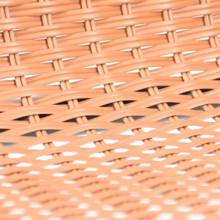 Krzesło ogrodowe bistro, sztaplowane, szary/naturalny